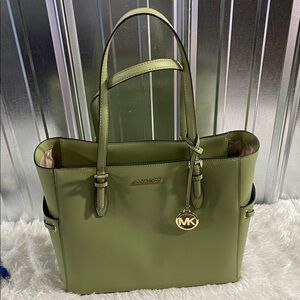 Michael Kors Olive Green Tote